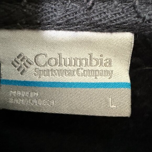 Men Columbia Trek Hoodie Big Logo Classic Fit Casual in Black Size Large - Picture 7 of 8